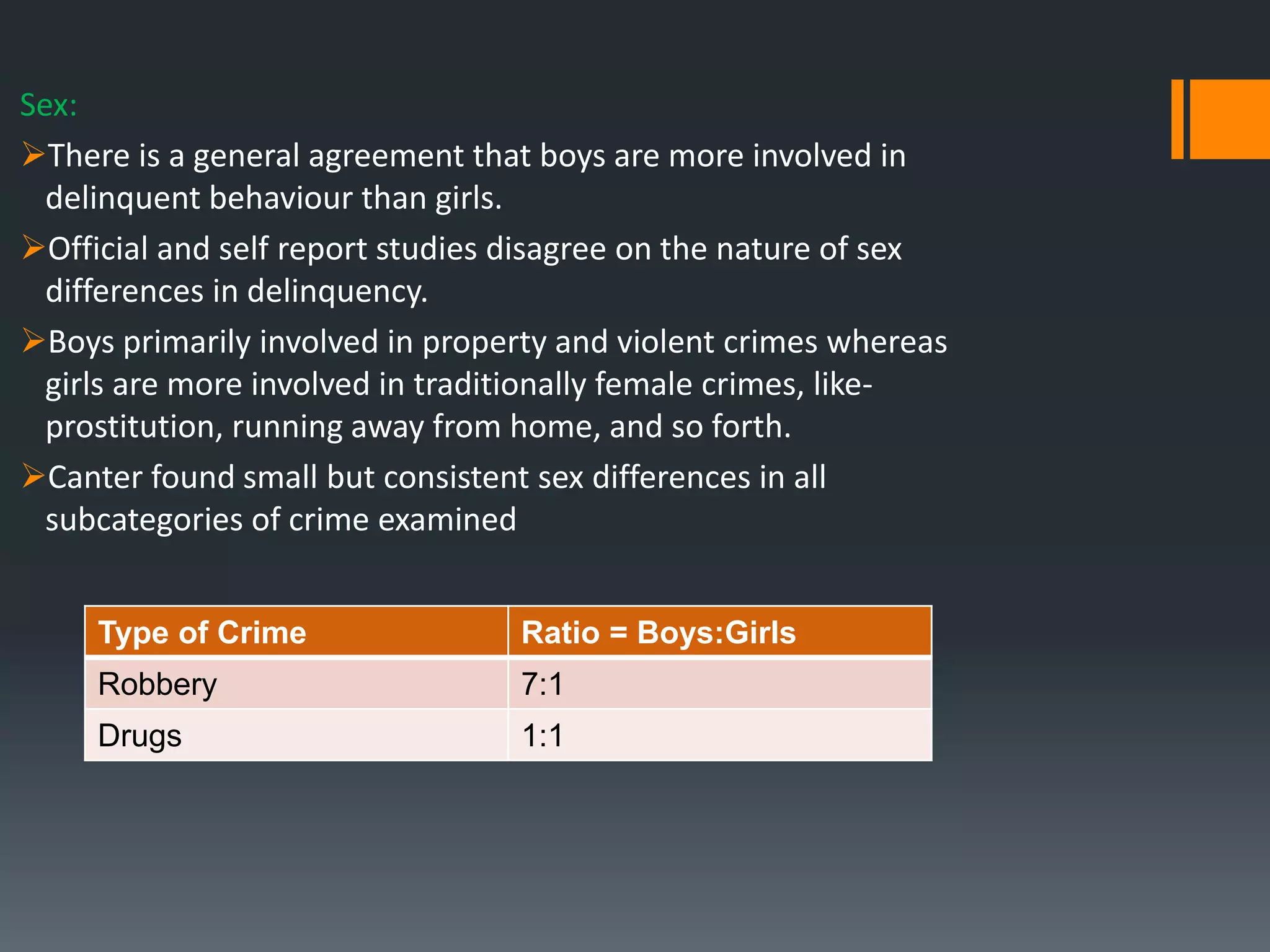 Juvenile Delinquency And Crime Crime and society juvenile delinquency | PPTX