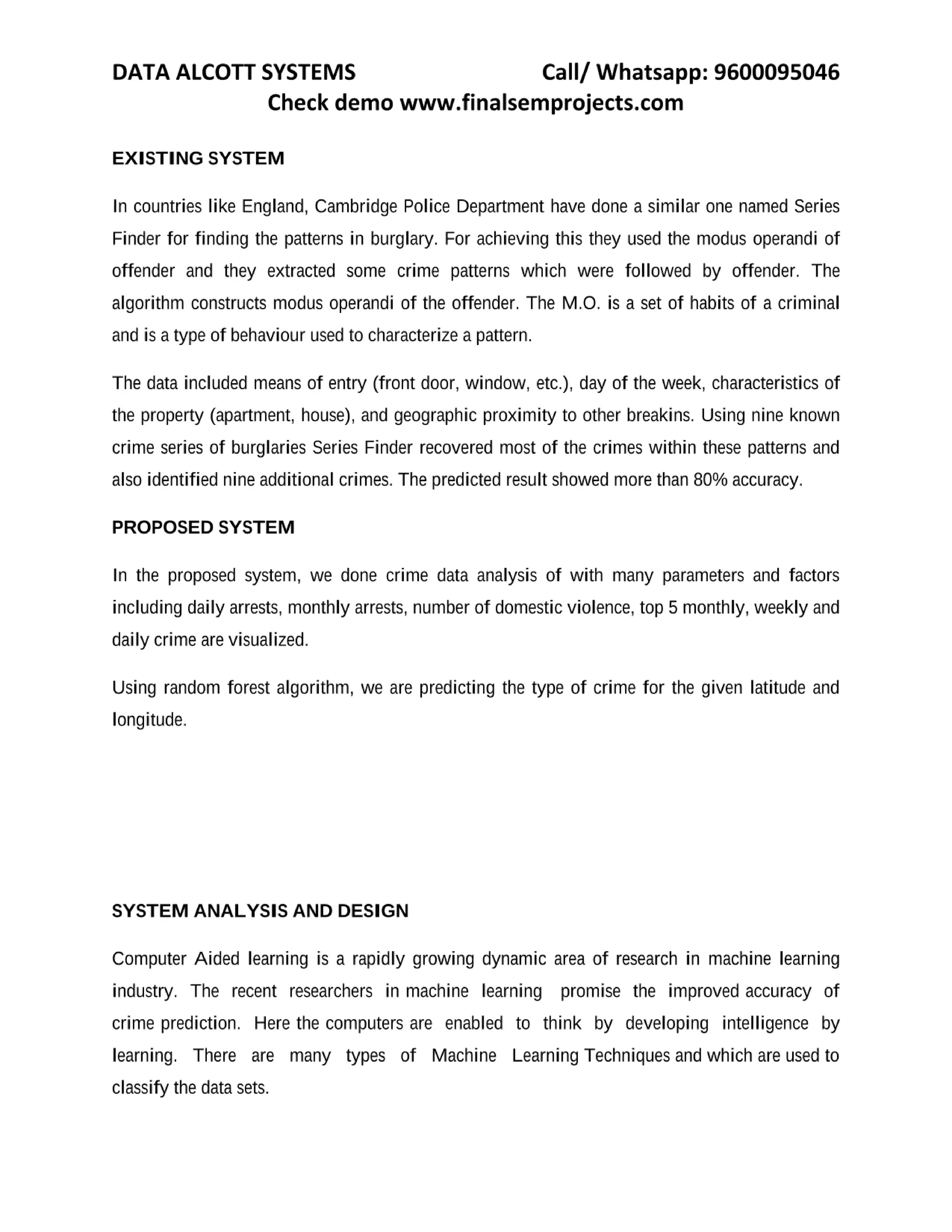 Crime data analysis and prediction | PDF