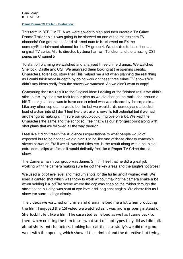 Drama coursework development evaluation disasters 02 image