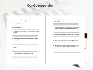 Our Questionnaire  