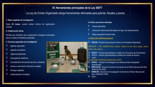CRIMEN ORGANIZADO FINAL EN EL ESTADO PERUANO | PPTX
