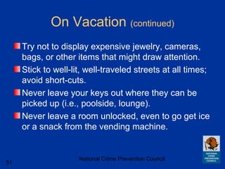 Crime Prevention Basics | PPT