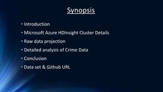 Crime rate data analysis in Los Angeles | PPTX | Databases | Computer ...