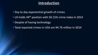 Crime rate data analysis in Los Angeles | PPTX | Databases | Computer ...