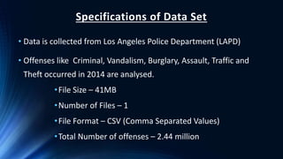 Crime rate data analysis in Los Angeles | PPTX | Databases | Computer ...