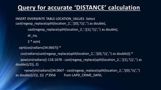 Crime rate data analysis in Los Angeles | PPTX | Databases | Computer ...
