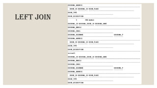 LEFT JOIN
 