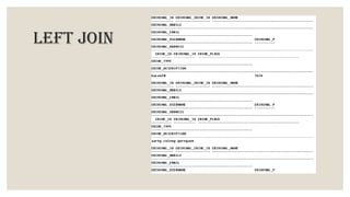 LEFT JOIN
 
