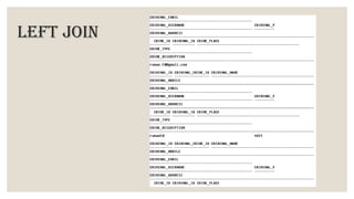 LEFT JOIN
 