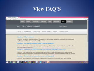 View FAQ’S
 