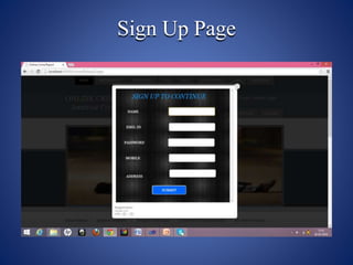 Sign Up Page
 