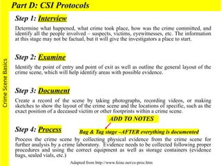 Forensics and Crime Scene Basics Lesson 1 | PPTX