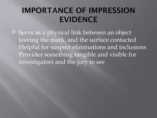 Comprehensive Guide to Crime Scene Impression Evidence Collection and ...