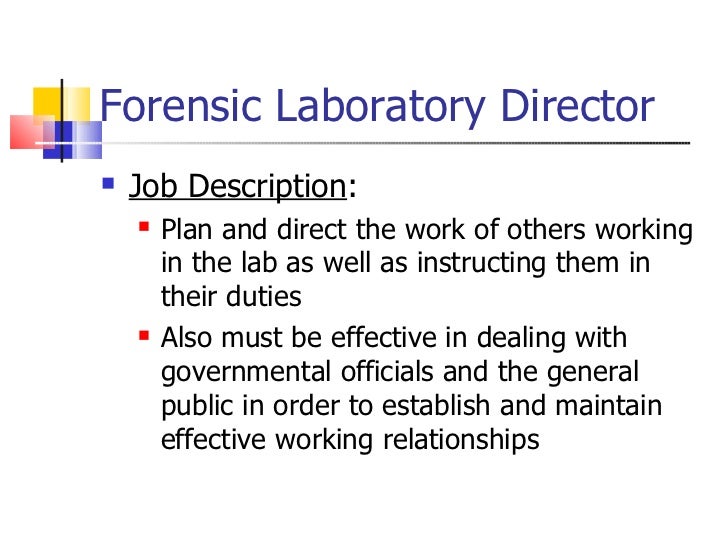 forensic laboratory director drake kelley 10