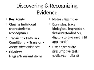 Crime_Scene_Management. Forensic Science pptx | PPTX
