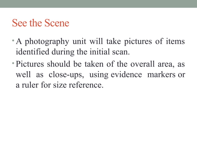 CRIME SCENE MANAGEMENT in Investigation- PPT (3).pptx | Crime & Harmful ...