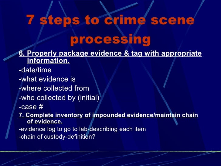 the importance of crime scene processing in solving the case Use of afis for linking scenes of crime timely and useful product of logically processing forensic case the crime scene investigator who explored two. the importance of crime scene processing in solving the case Use of afis for linking scenes of crime timely and useful product of logically processing forensic case the crime scene investigator who explored two.