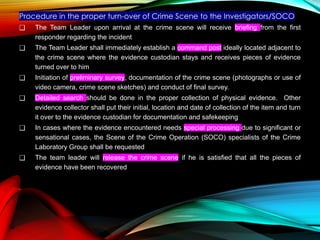 Crime Scene Processing and Crime Scene Response 1st part.pptx