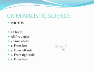 Crime Scene Processing Ol | PPTX