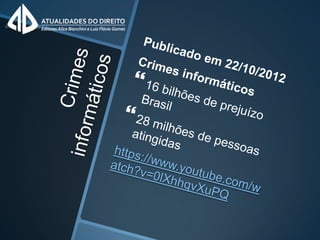 Crimes informáticos