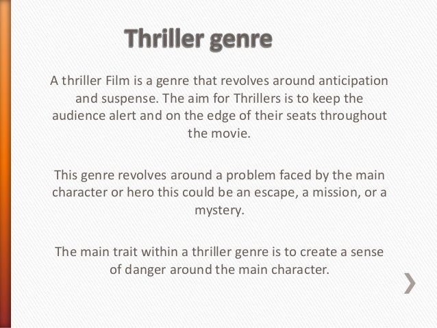 Thriller Definition Thriller Definition