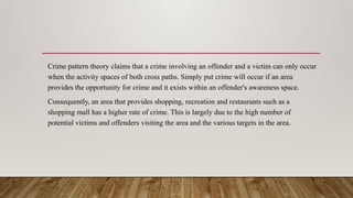 Crime Typologies lecture slides with examples | PPTX