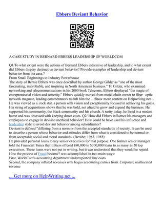 Gilder Examples Crime Vs Deviant Behavior | PDF