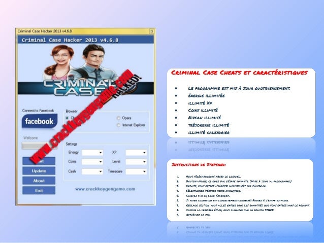 Criminal Case Hack Tool  Without Survey