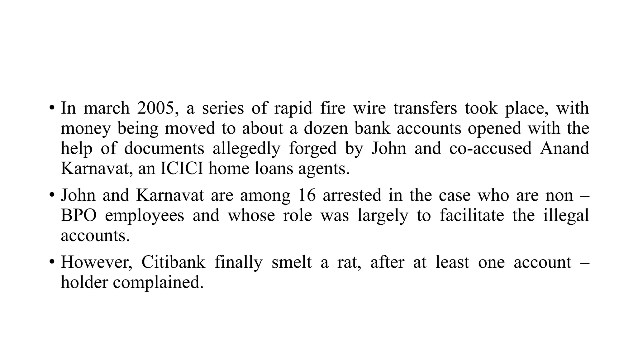 Pune Citibank Mphasis Call Center Fraud PPT Free Download