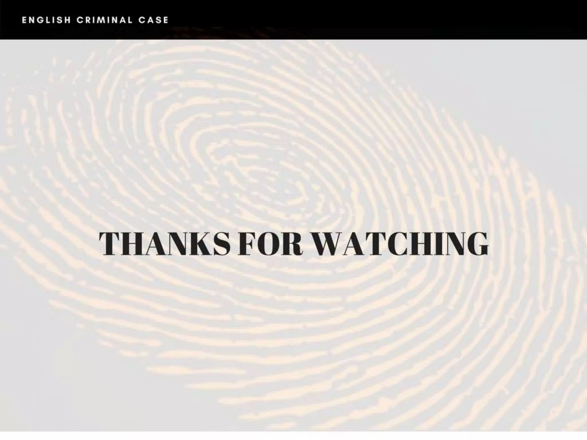 Criminal case study 2