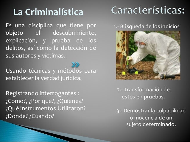 Criminalistica historia