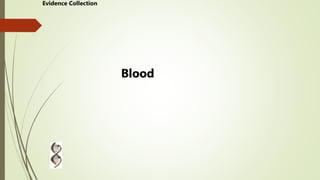 Blood
Evidence Collection
 