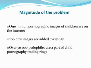 Criminal justice against child pornography