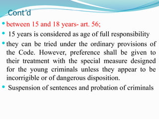 Comprehensive Overview of Criminal Law Principles and Ethiopian Legal ...