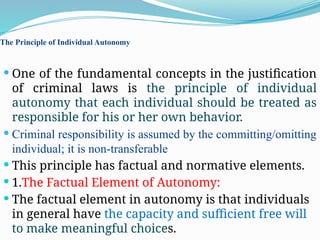 Comprehensive Overview of Criminal Law Principles and Ethiopian Legal ...