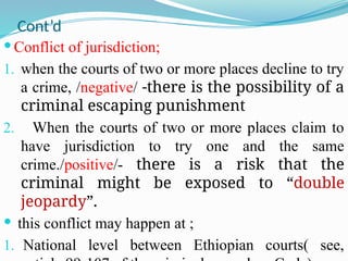 Comprehensive Overview of Criminal Law Principles and Ethiopian Legal ...
