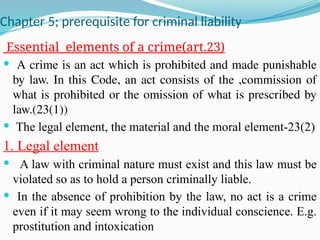 Comprehensive Overview of Criminal Law Principles and Ethiopian Legal ...