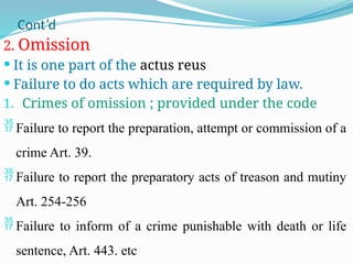 Comprehensive Overview of Criminal Law Principles and Ethiopian Legal ...