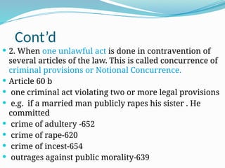 Comprehensive Overview of Criminal Law Principles and Ethiopian Legal ...