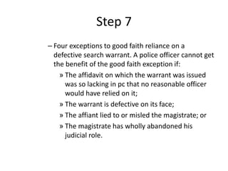 fourth amendment exceptions