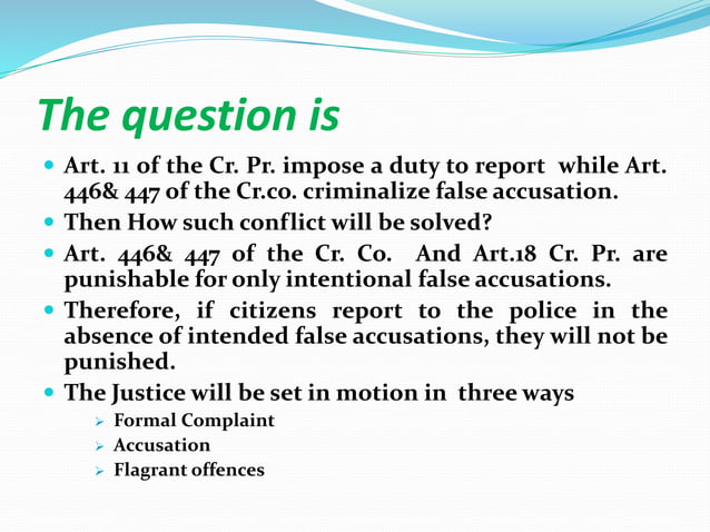 Law of criminal procedure Lecture Notes ppt | PPTX | Legal Services ...