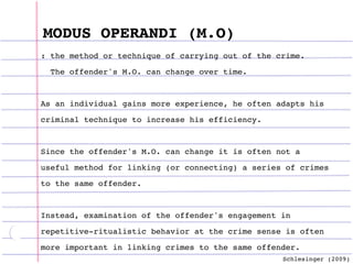 Criminal profiling | PDF
