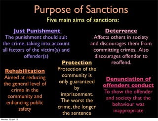 Criminal sanctions | PDF