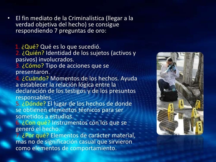 Criminalísitca y criminología