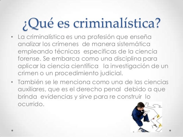 Criminalística
