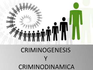 CRIMINOGENESISCRIMINOGENESIS
YY
CRIMINODINAMICACRIMINODINAMICA
 