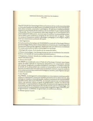 Criminología psicoanalítica