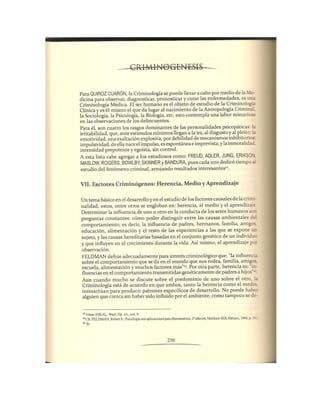 Criminología psicoanalítica