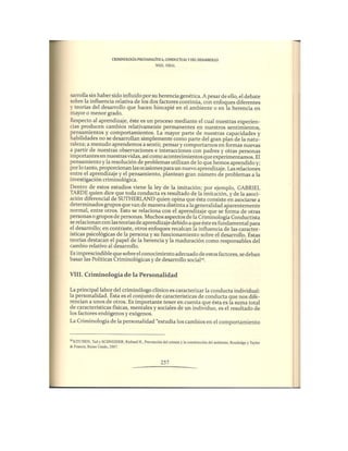 Criminología psicoanalítica