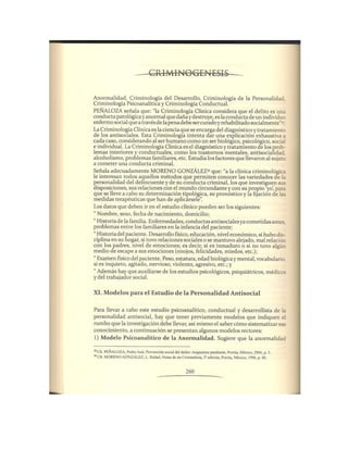 Criminología psicoanalítica